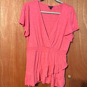 Torrid Pink V-Neck Top